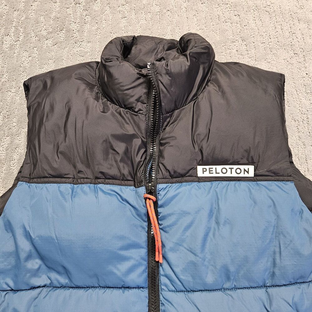 Peloton Cycling Puffer Vest‎ Women's Sz. L  Quilted EUC - Picture 3 of 11
